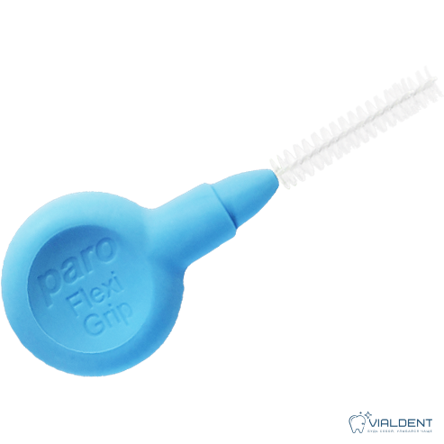 Ершики Paro® Flexi Grip, 0,65-3,8мм, голубые, 4 шт. Межзубные ершики Paro® Flexi Grip, 0,65-3,8мм, голубые, 4 шт. — изображение 1