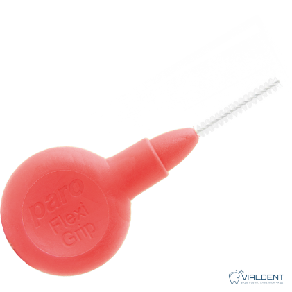 Ершики Paro® Flexi Grip, 1,9 мм, розовые, цилиндрические, 4 шт. Межзубные ершики Paro® Flexi Grip, 1,9 мм, розовые, цилиндрические, 4 шт. — изображение 1