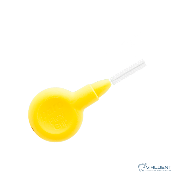 Межзубные ершики Paro® Flexi Grip, 2,5 мм, желтые, цилиндрические, 4 шт.