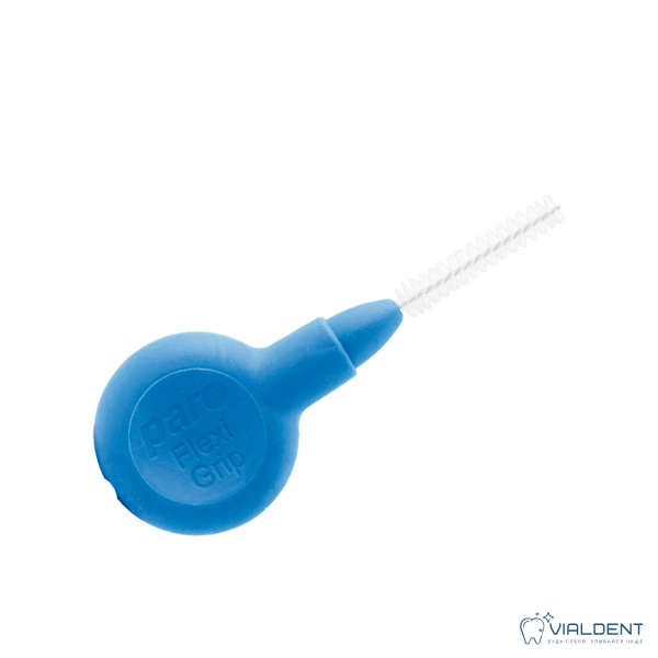 Межзубные ершики Paro® Flexi Grip, 3 мм, голубые, цилиндрические, 4 шт.