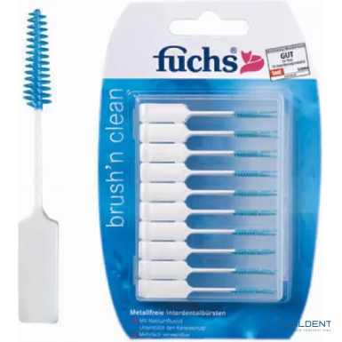 Интердентальные ершики Fuchs Brushn Clean, 20шт Интердентальные ершики Fuchs Brush*n Clean, 20шт — изображение 1