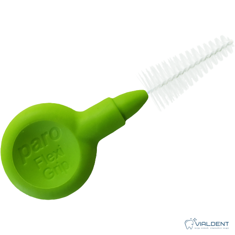 Межзубные ершики Paro® Flexi Grip, 3-8мм, салатовые, 4 шт Межзубные ершики Paro® Flexi Grip, 3-8мм, салатовые, 4 шт. — изображение 1