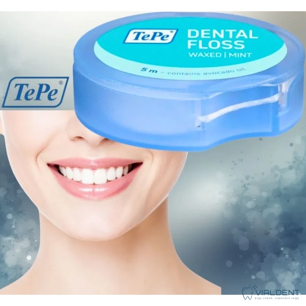 Зубная нить ТePe® Dental Floss, 5 м