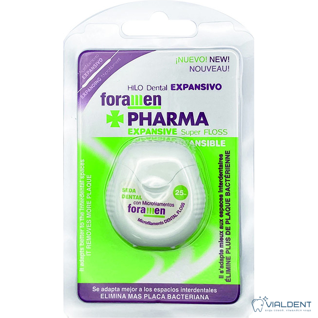 Зубная нить Foramen EXPANSIVE microfilament Зубная нить Foramen EXPANSIVE microfilament, 25 м — изображение 1
