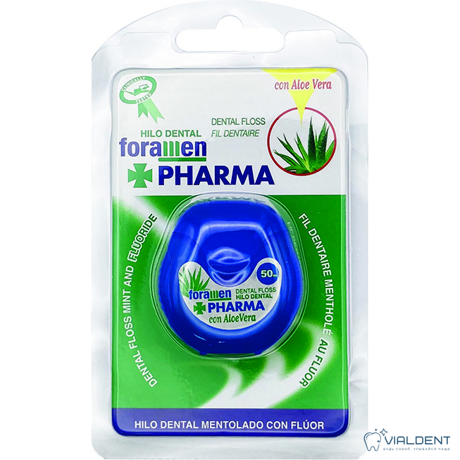Зубная нить Foramen FLOWER and ALOE Зубная нить Foramen FLOWER and ALOE, 50 м — изображение 1