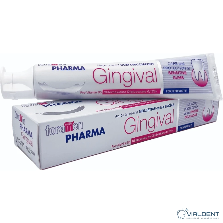 Зубная паста GINGIVAL Зубная паста GINGIVAL для десен с хлоргексидином, 75 мл — изображение 1