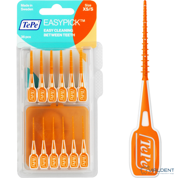 Зубочистки силиконовые TePe EasyPick™, размеры: XS/S, M/L, XL, 36 шт